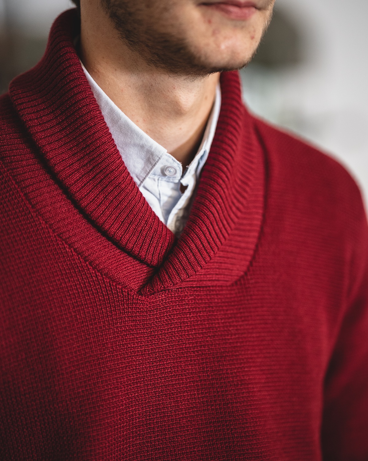 Pull col châle Chantereyne – Image 2